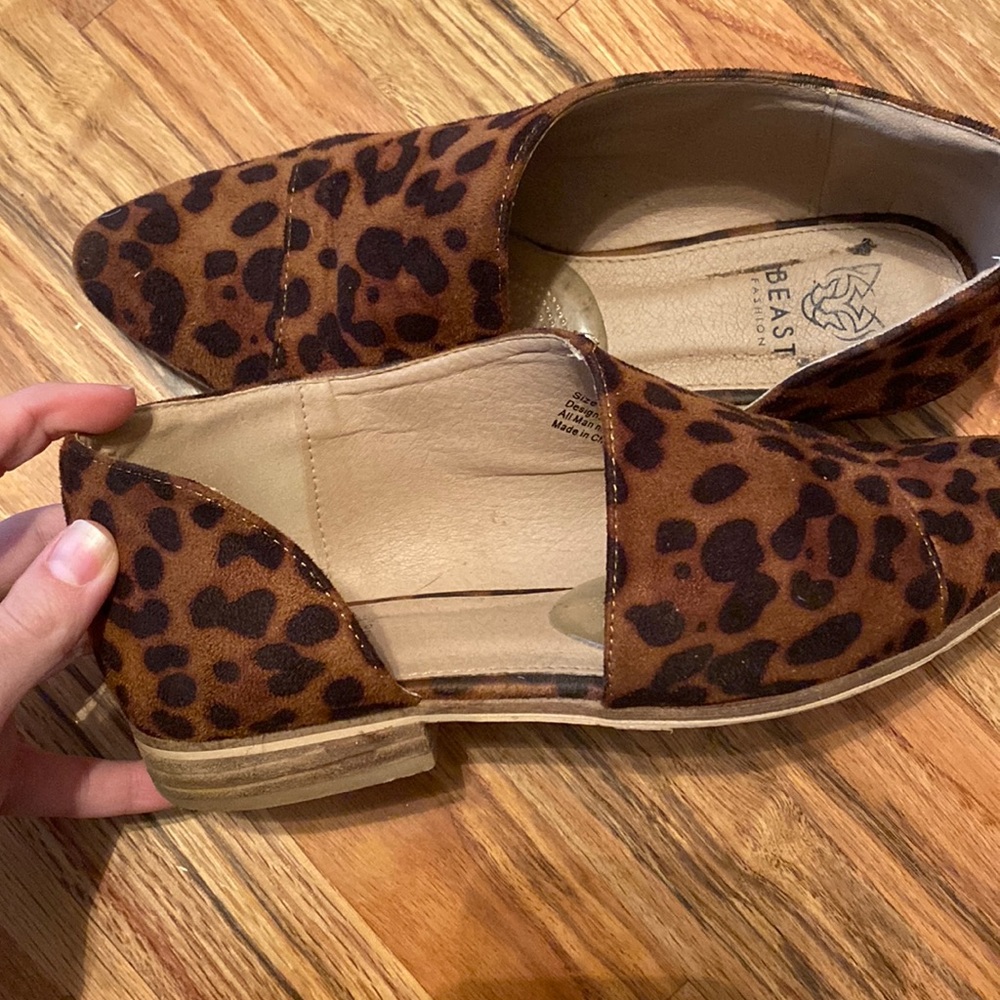 Beast Fashion Leopard Flats